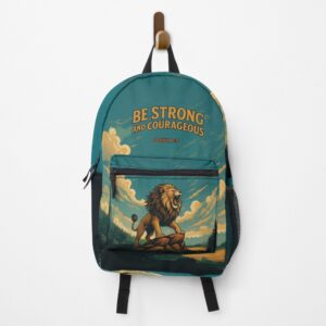 Be Strong and Courageous Backpack