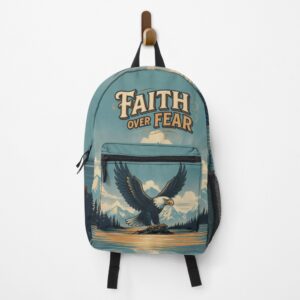 Faith Over Fear Eagle – Backpack