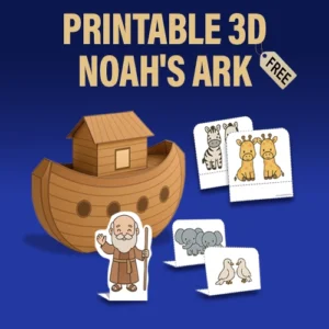 Printable 3D Noah's Ark