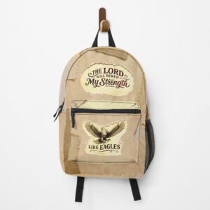 The Lord Will Renew My Strength Like Eagles – Backpack