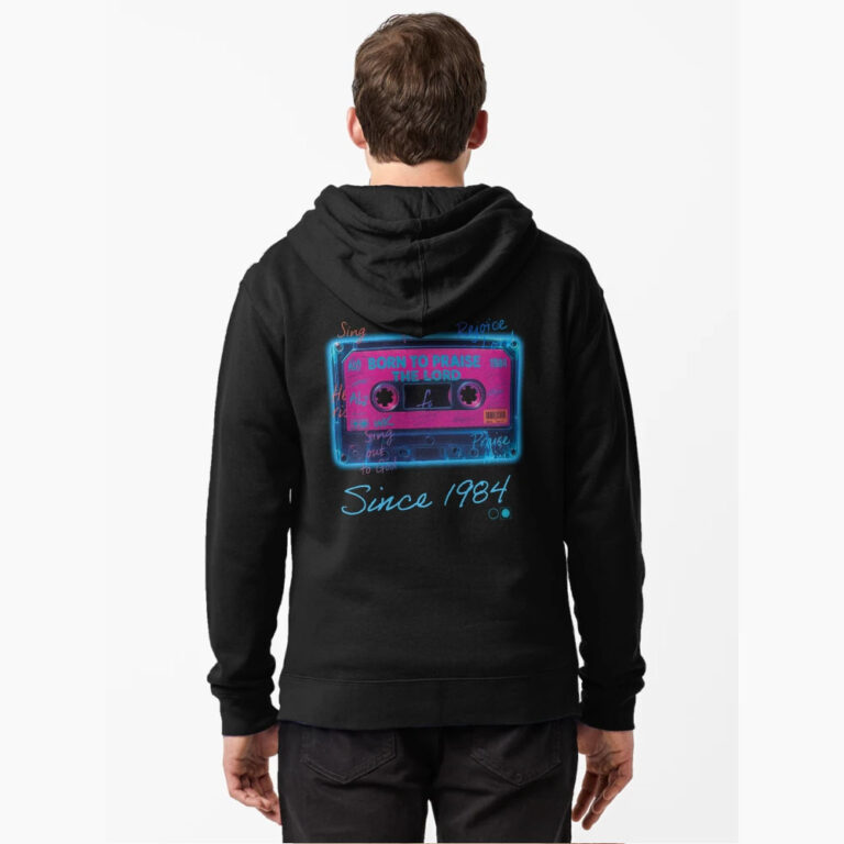 Born to Praise The Lord – Pink Neon – Cassette Series