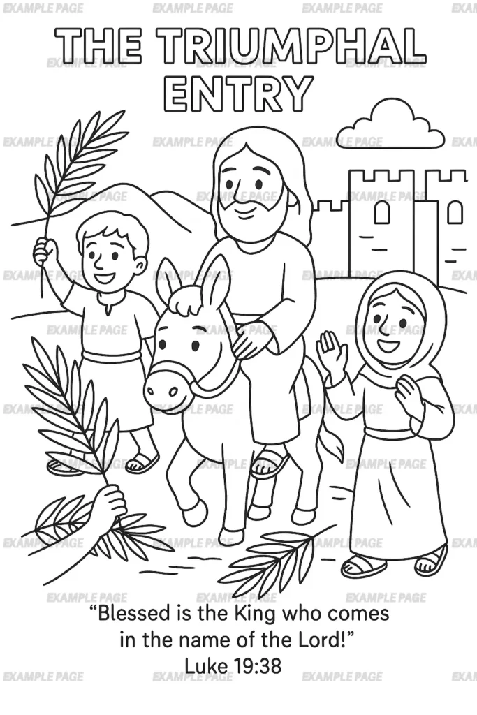 The Saviors Journey Coloring Book Demo Page